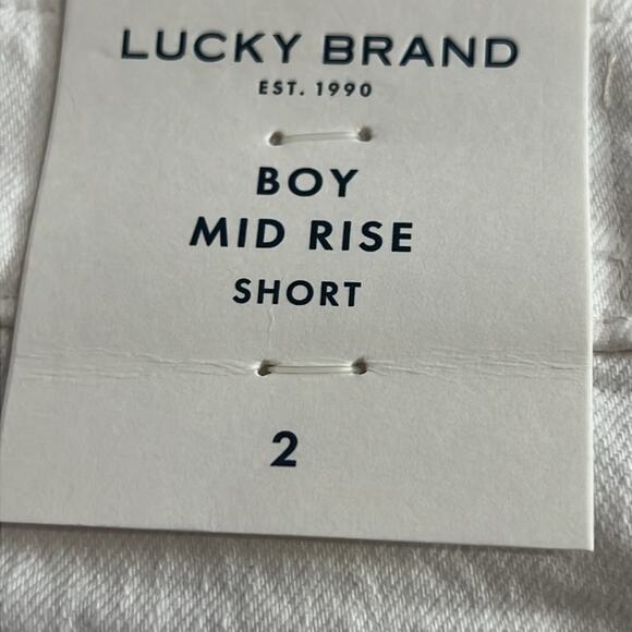 NWT Lucky brand Boy Mid rise Shorts size 2 - Picture 6 of 10